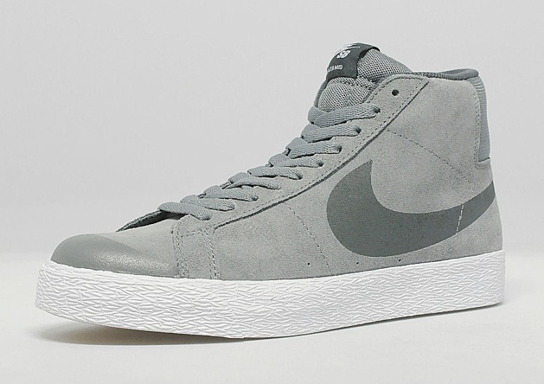 Nike SB Blazer Premium SE – Grey – White – Gum