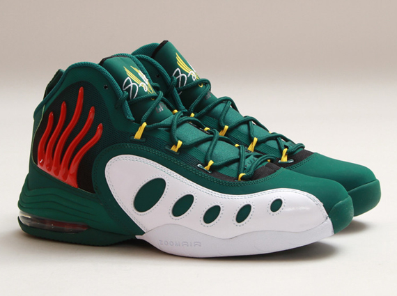 Nike Sonic Flight Logan Green University Red 1