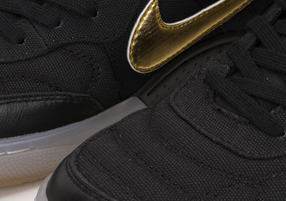 Nike Tiempo 94 Mid Black Metallic Gold 3