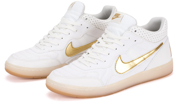 Nike Tiempo 94 Mid White Metallic Gold 2