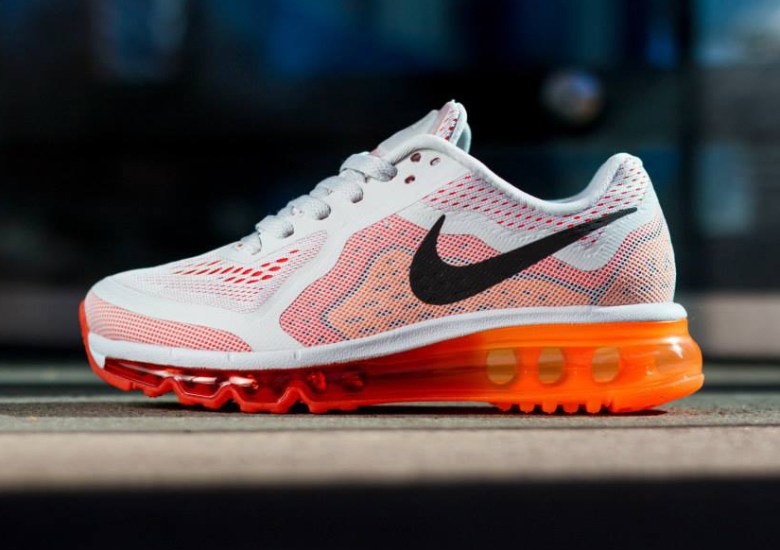 Nike WMNS Air Max 2014 – Pure Platinum – Laser Crimson – Total Orange