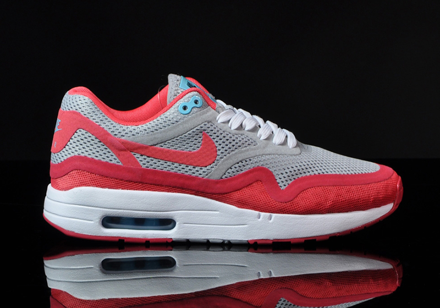 Nike Womens Air Max 1 Barefoot Wolf Grey Polarized Blue Legion Red 1