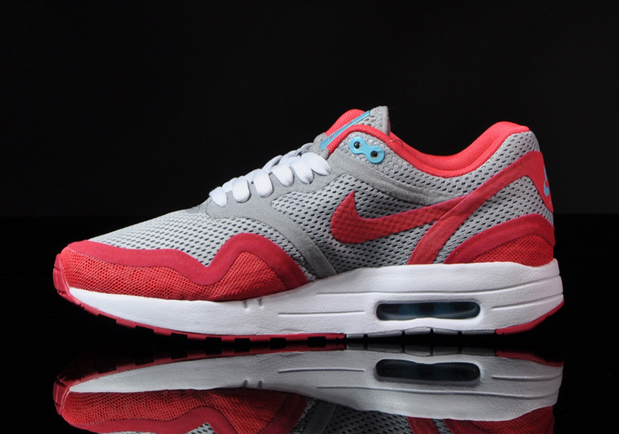 Nike Womens Air Max 1 Barefoot Wolf Grey Polarized Blue Legion Red 2