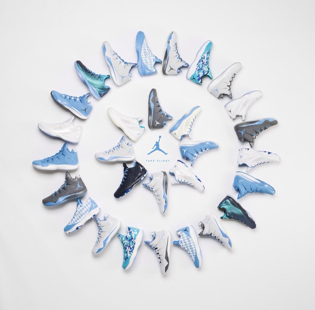 Nikeid Jordan Super Fly 2 Cp3 Vii Unc Tar Heels