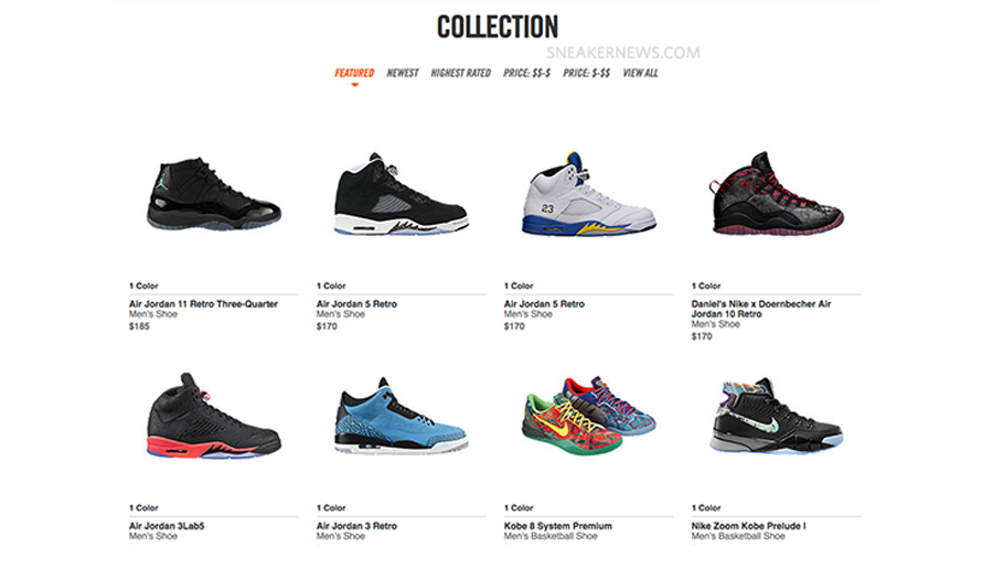 Nikestore Restock March 2014