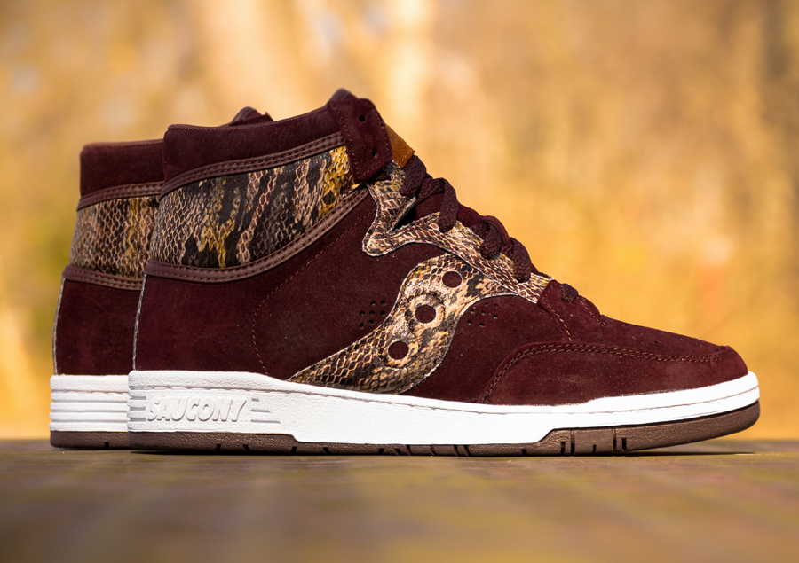 Packer Shoes x Saucony Hangtime Hi "Brown Snake"