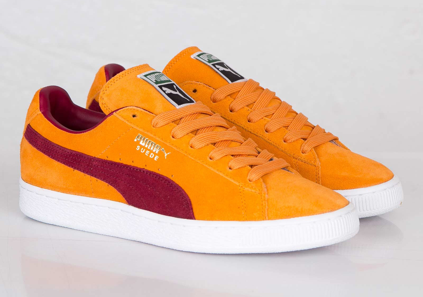 Puma Suede Classic - Bright Marigold - Pomegranate