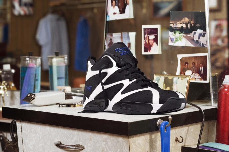 Reebok Kamikaze 1 Black White Blue 06