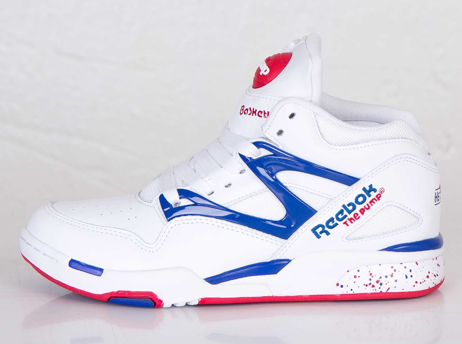 Reebok Pump Omni Lite - White - Reebok Royal - Red