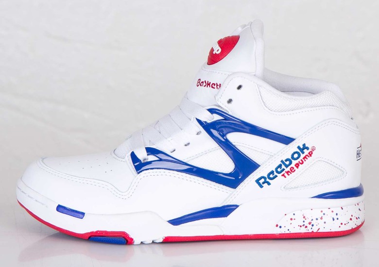 Reebok Pump Omni Lite – White – Reebok Royal – Red