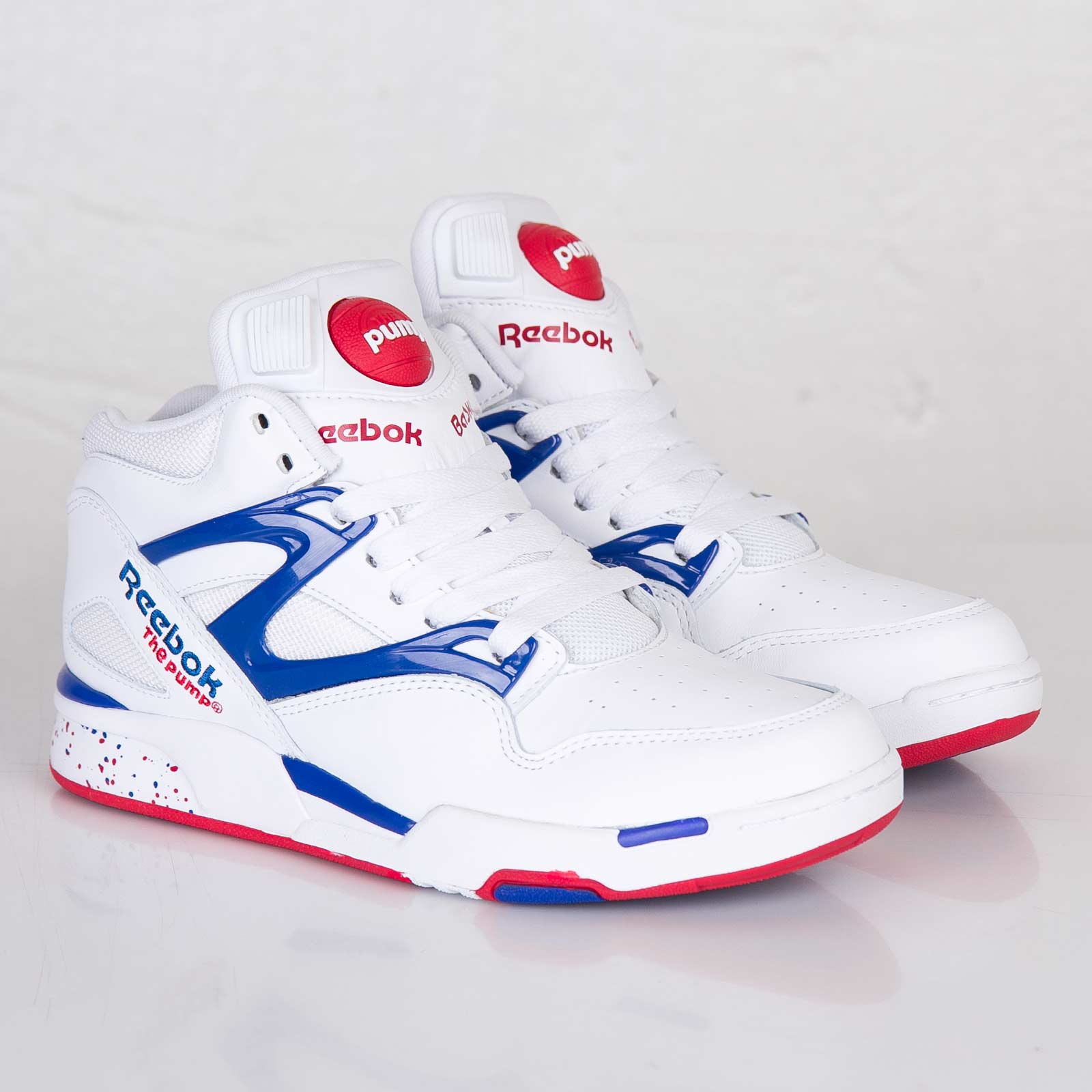 Reebok Pump Omni Lite White Reebok Royal Red 02