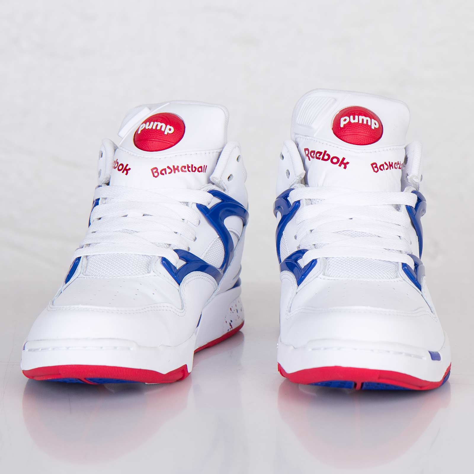 Reebok Pump Omni Lite White Reebok Royal Red 03