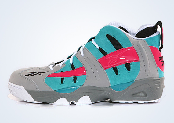 Reebok The Rail - Grey - Teal - Pink