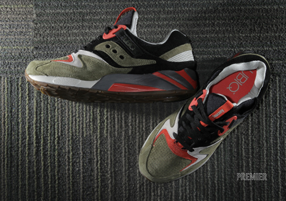 Ubiq Saucony Grid 9000 Dirty Martini Premier 1