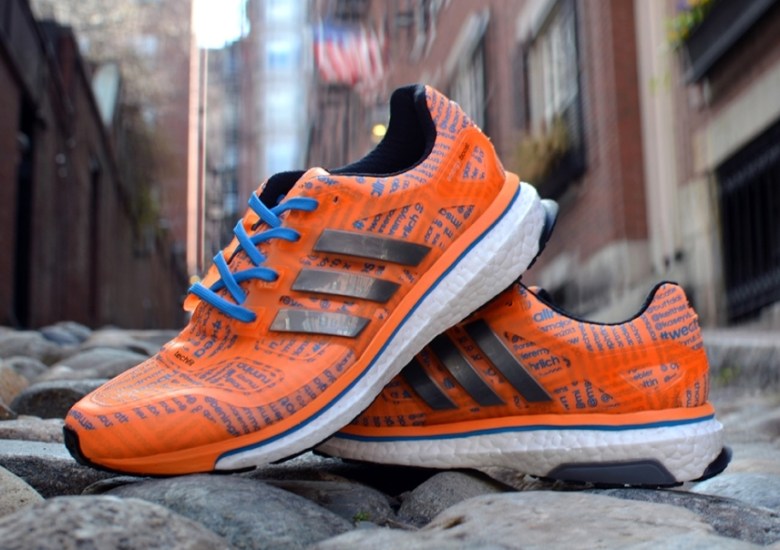 adidas Energy BOOST 2 #WeAllRunBoston Customs for Natalie Morales