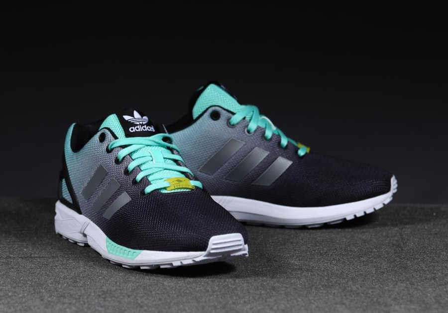 Adidas Zx Flux Gradient Black Mint 3