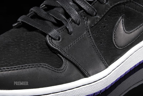 Air Jordan 1 Mid Nouveau Black Dark Concord 4