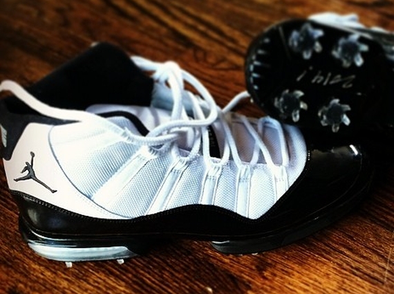 Air Jordan 11 "Concord" Golf Spikes for Keegan Bradley