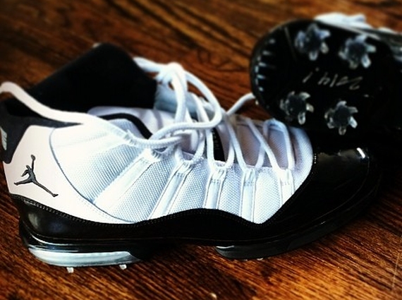 Air Jordan 11 “Concord” Golf Spikes for Keegan Bradley