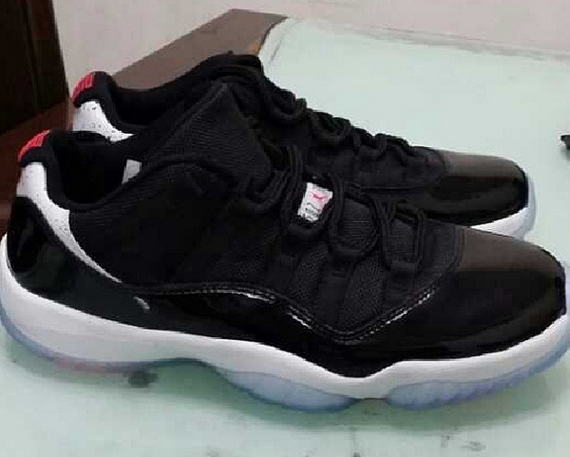 Air Jordan 11 Low Black White Speckle 2