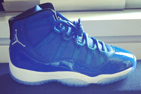 Michael Jordan Gifts A 1-of-1 Air Jordan 11 To Carmelo Anthony's Son Kiyan