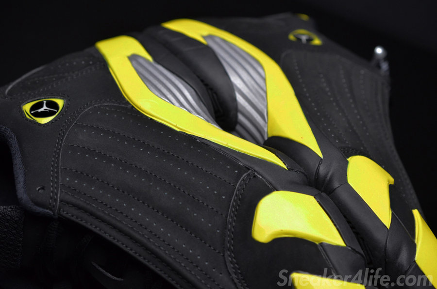 Air Jordan 14 Retro Black Yellow Thunder 8