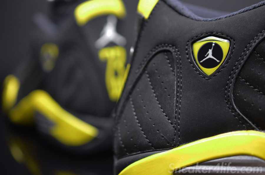 Air Jordan 14 Retro Black Yellow Thunder 9