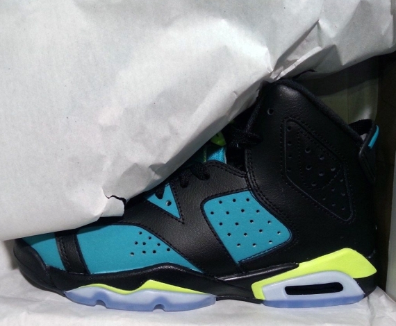 Air Jordan 6 Gs Turbo Green 04