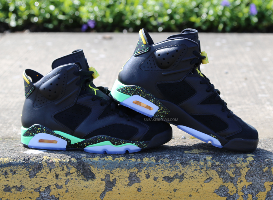 Black Green Jordan 6 04