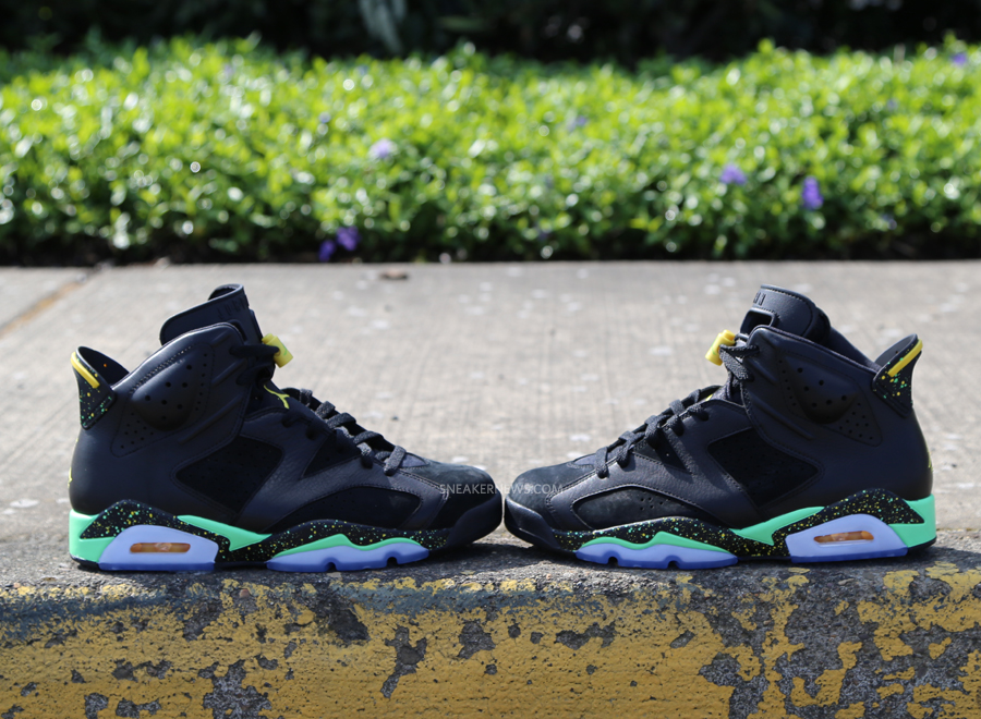 Black Green Jordan 6 05