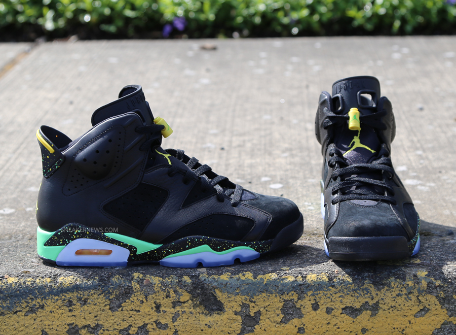 Black Green Jordan 6 06