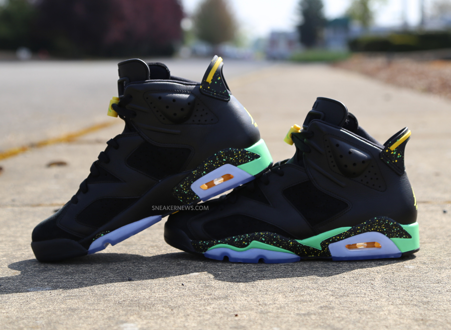 Black Green Jordan 6 11