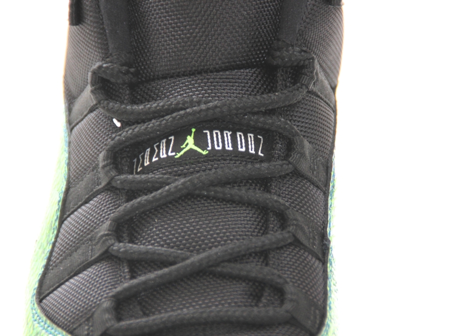 Green Snake Jordan Xi Low 03