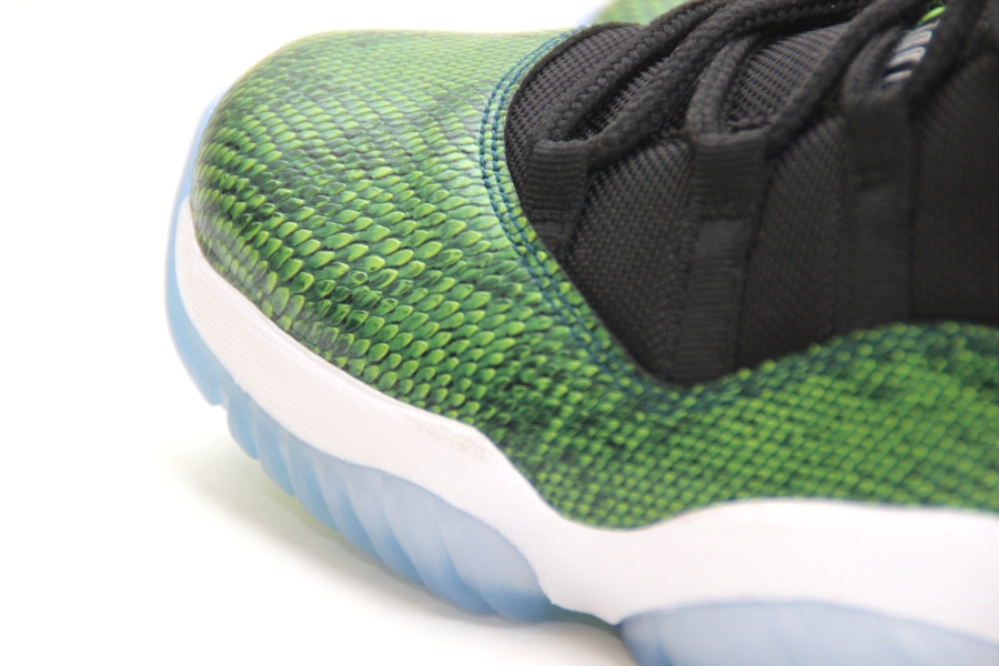 Green Snake Jordan Xi Low 05