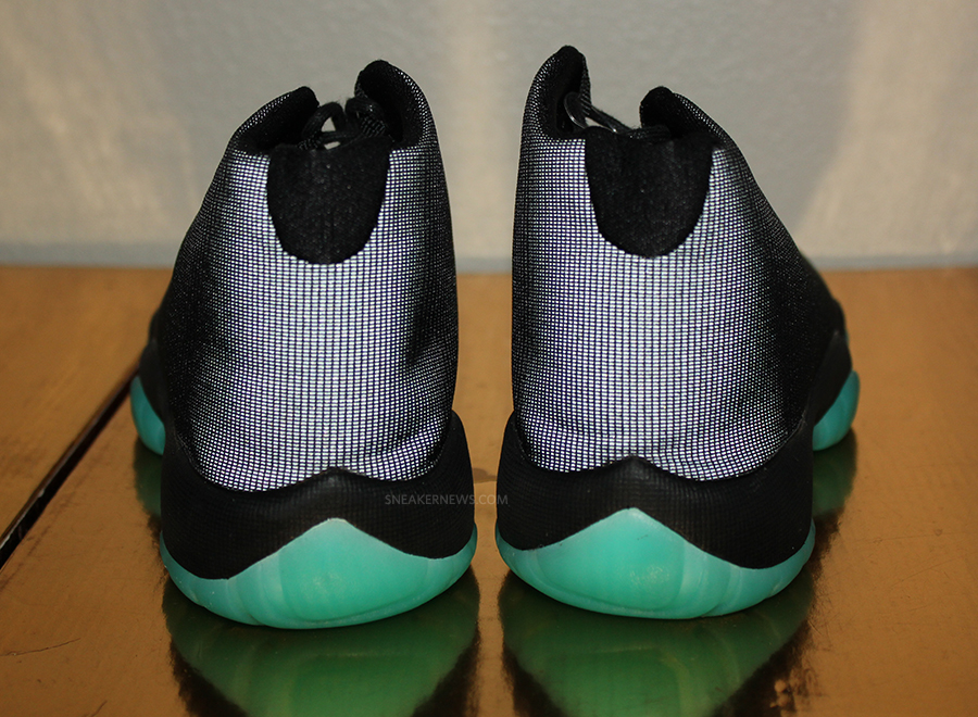 Jordan Future Gs Black Green Glow 1