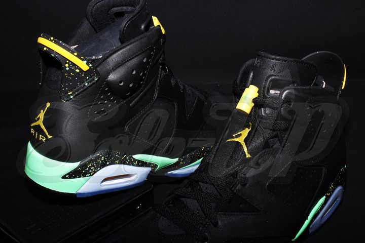 Jordan Vi Black Green 2