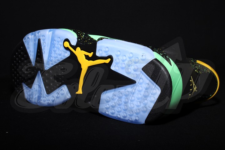 Jordan Vi Black Green 3