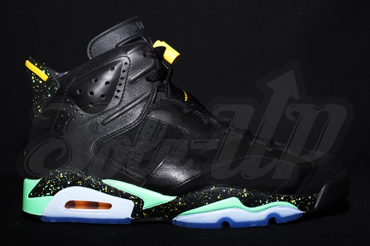 Jordan Vi Black Green 8