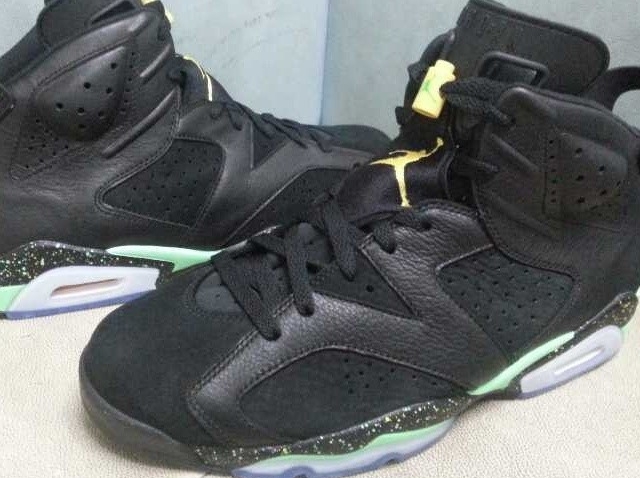 Air Jordan 6 - Black - Venom Green