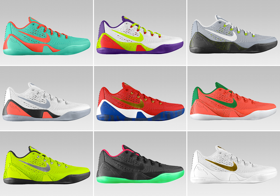 Kobe 9 Nikeid Concept Colorways