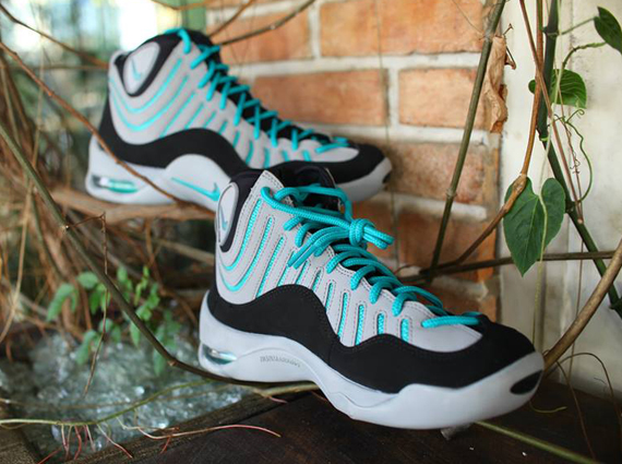 Nike Air Bakin' - Grey - Black - Teal