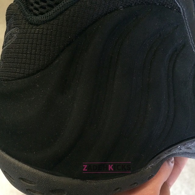 Nike Air Foamposite One Black Suede Sample 01