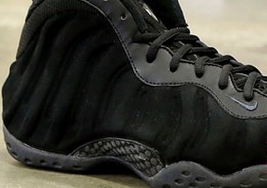 Nike Air Foamposite One “Black Suede” Sample