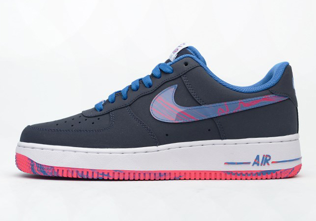 Nike Air Force 1 Low - Midnight Navy - Photo Blue - Vivid Pink