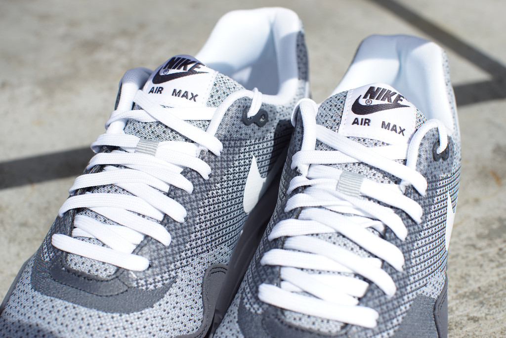 Nike Air Max 1 Jacquard Grey White 01