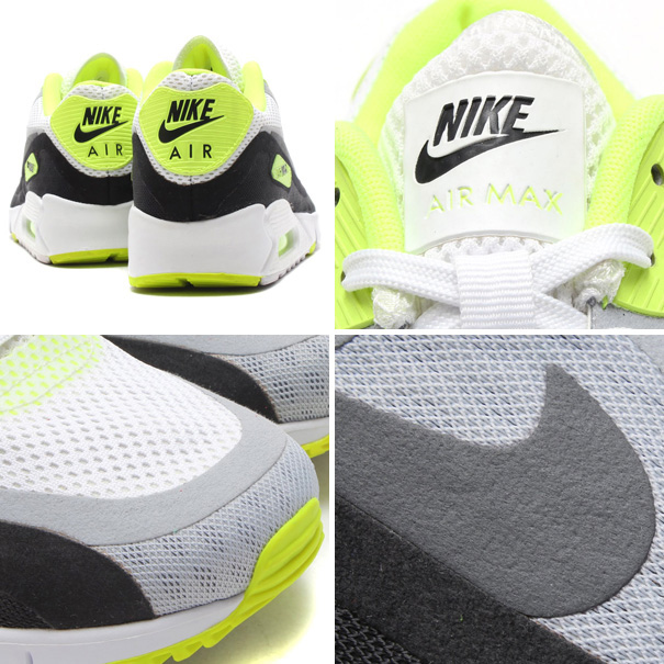 Nike Air Max 90 Breathe White Grey Volt Black 3