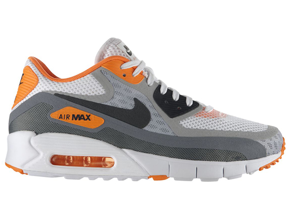 Nike Air Max 90 Breathe Wolf Grey Orange Available 2