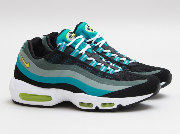 Nike Air Max 95 No Sew - Black - Venom Green