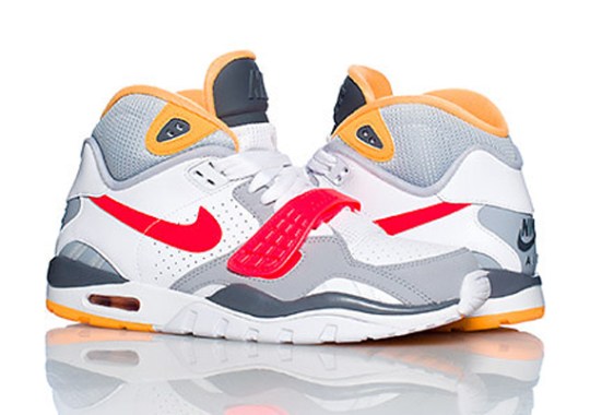 Nike Air Trainer SC II High – White – Grey – Red – Yellow