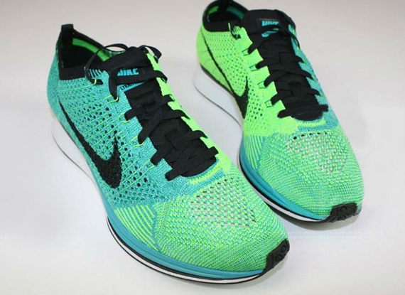 Nike Flyknit Racer – Turquoise – Green